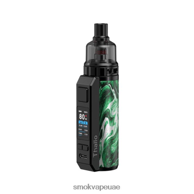 SMOK Thallo عدة 42V6DB289 SMOK vape kit UAE الأخضر السائل