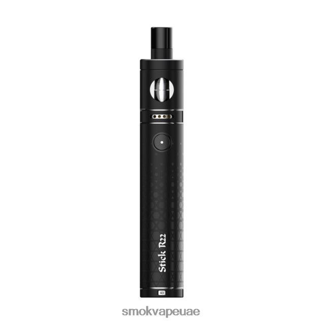 SMOK Stick طقم r22 42V6DB191 SMOK vape UAE أسود لامع