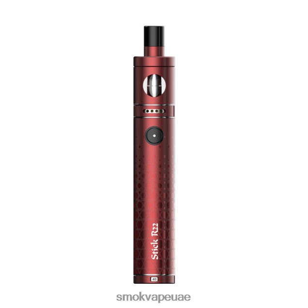 SMOK Stick طقم r22 42V6DB193 SMOK vape price in abu dhabi أحمر غير لامع